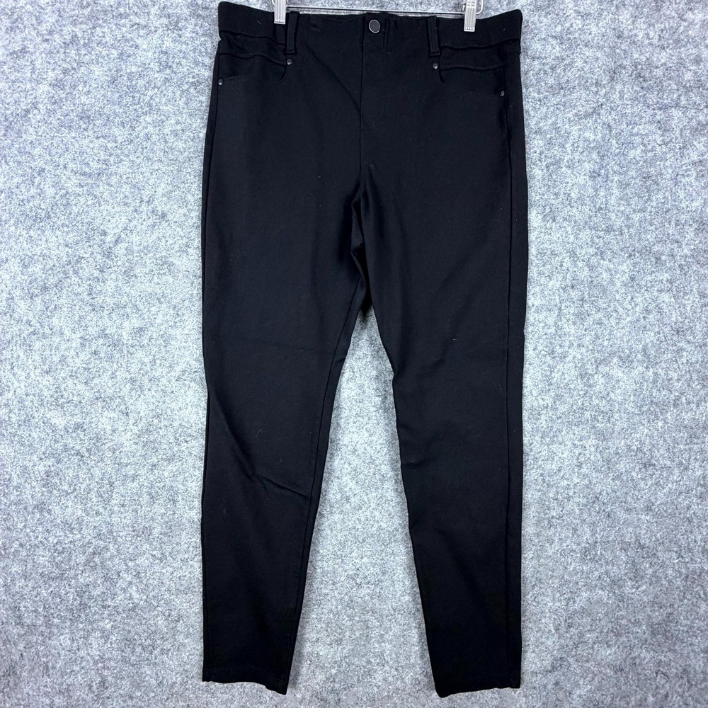Liverpool Los Angeles Pants Womens 16 Black Skinny Streetwear Skater‎ Goth